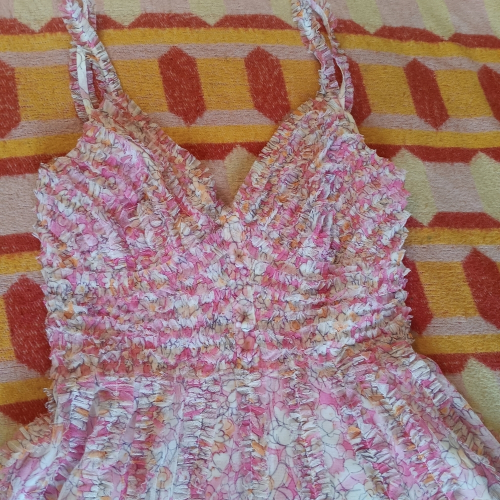 Mac Duggal Pink Floral Dress - Picture 4 of 16